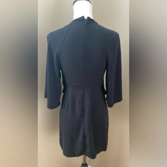 Topshop Black Mini Dress Size US 2 - Picture 8 of 9